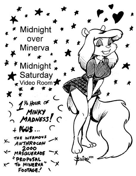 Midnight Over Minerva flyer